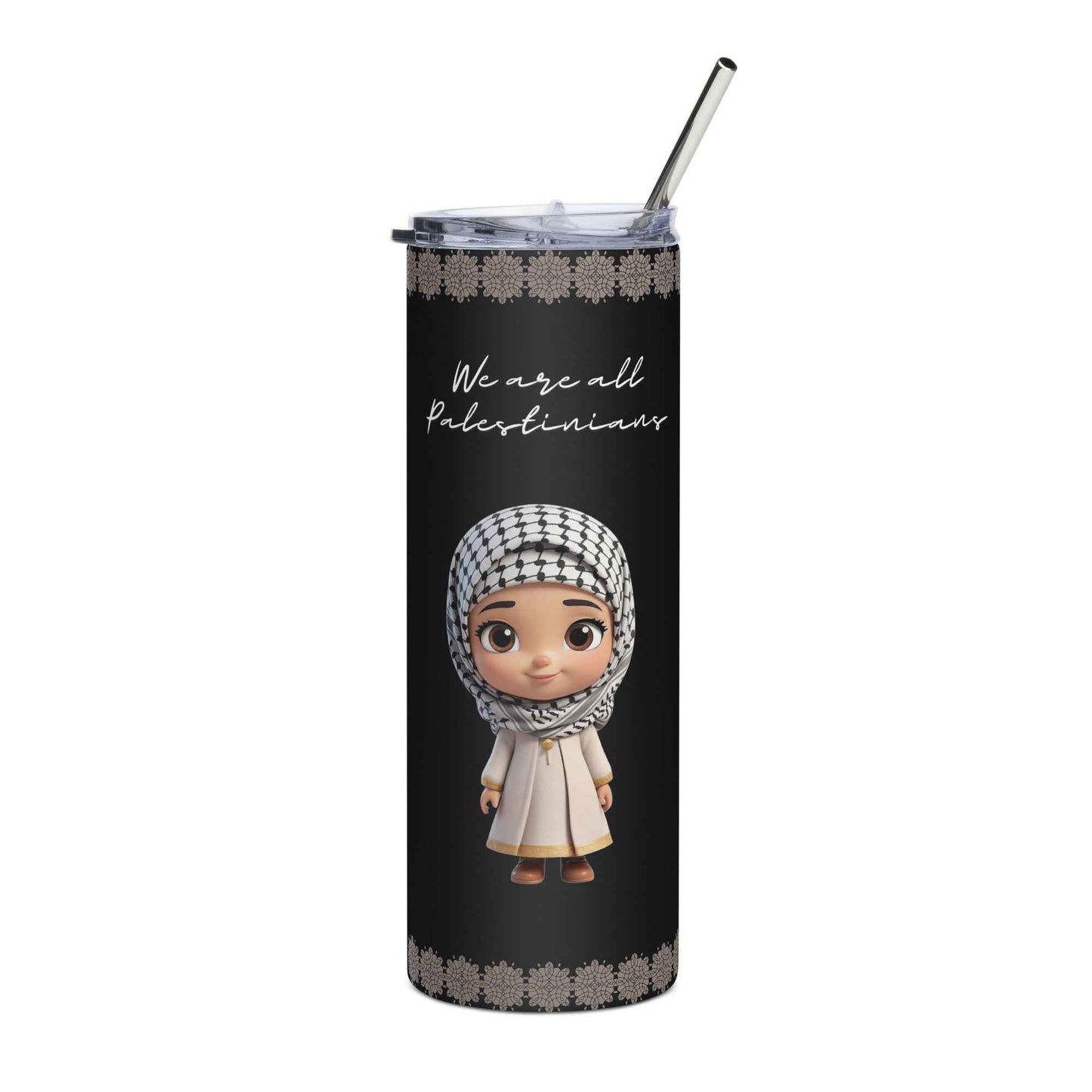 We Are All Palestinians - Stainless Steel Tumbler (20oz)