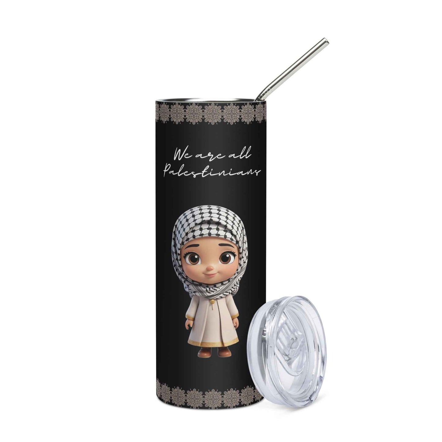 We Are All Palestinians - Stainless Steel Tumbler (20oz)