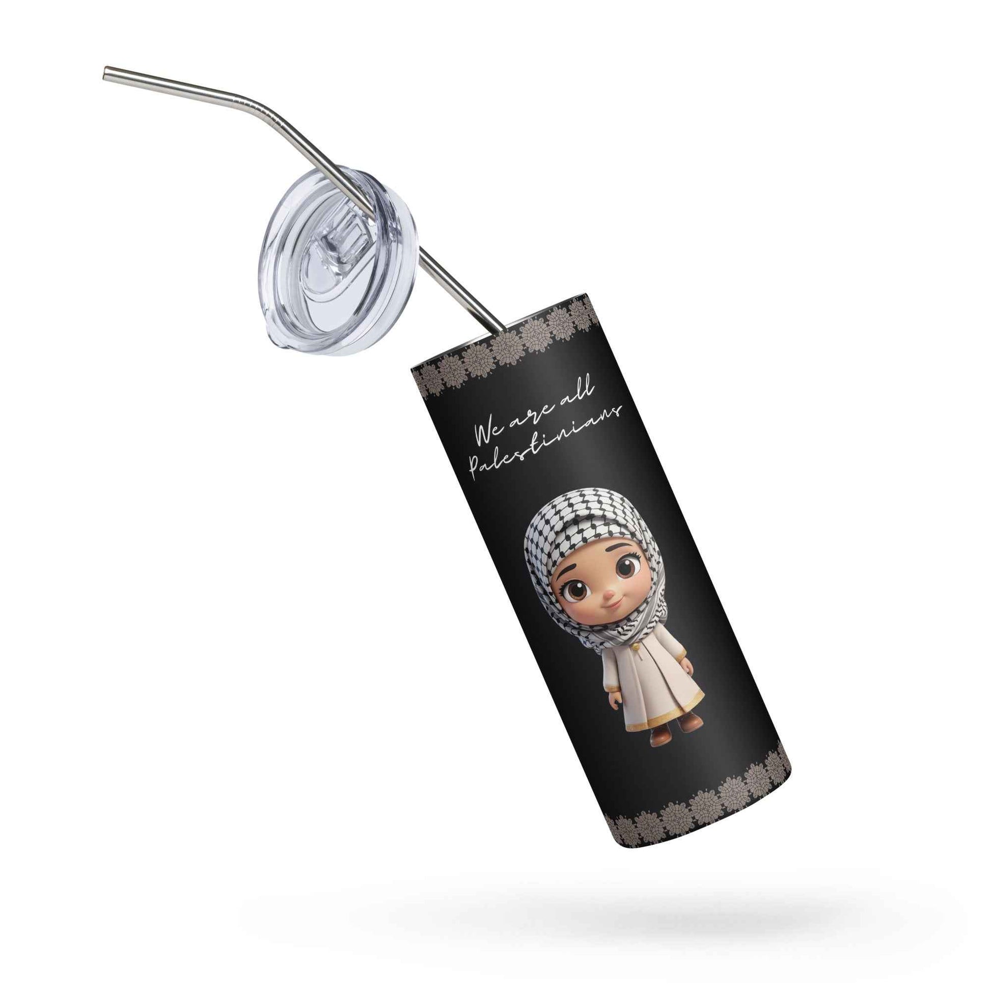 We Are All Palestinians - Stainless Steel Tumbler (20oz)