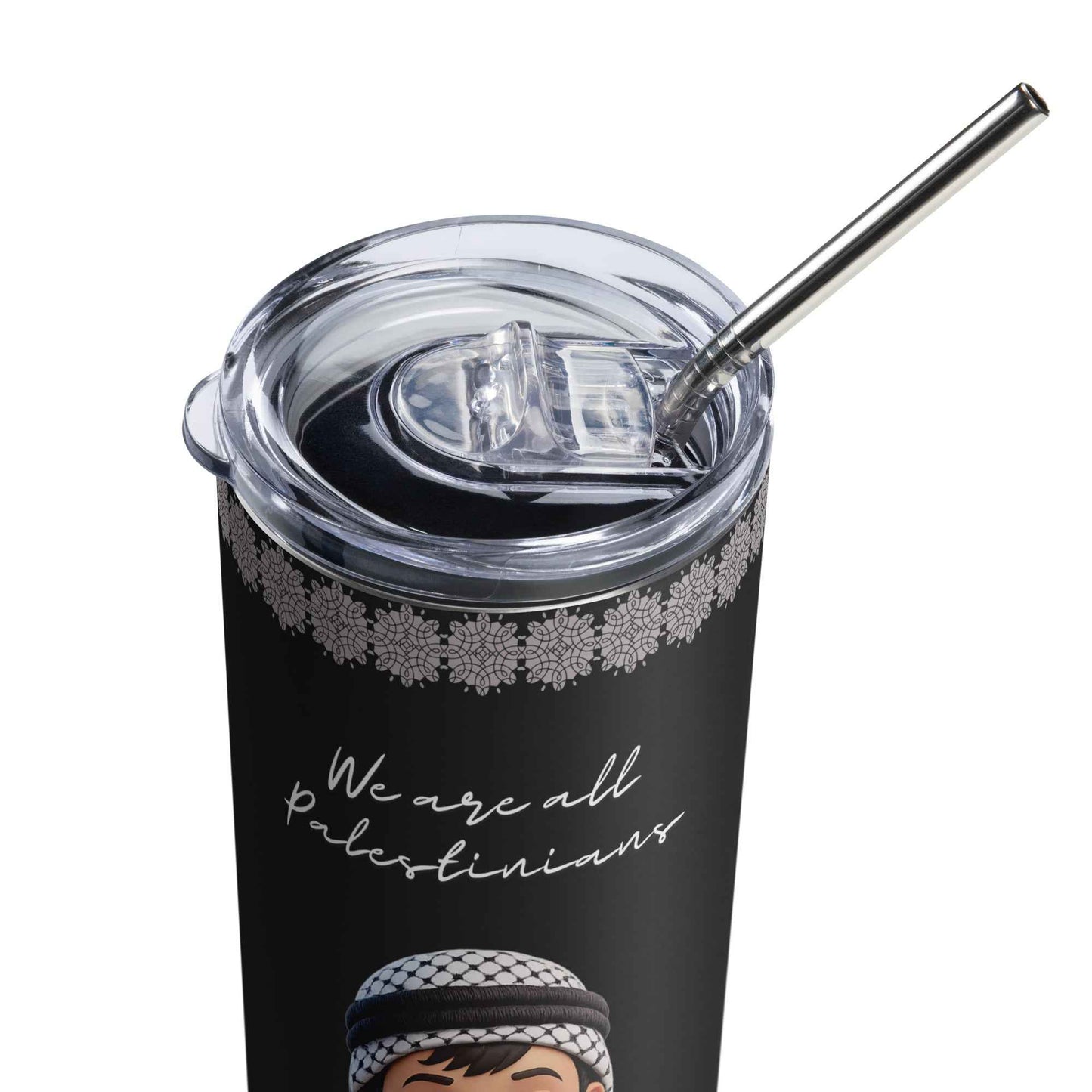 We Are All Palestinians – Stainless Steel Tumbler (20oz)