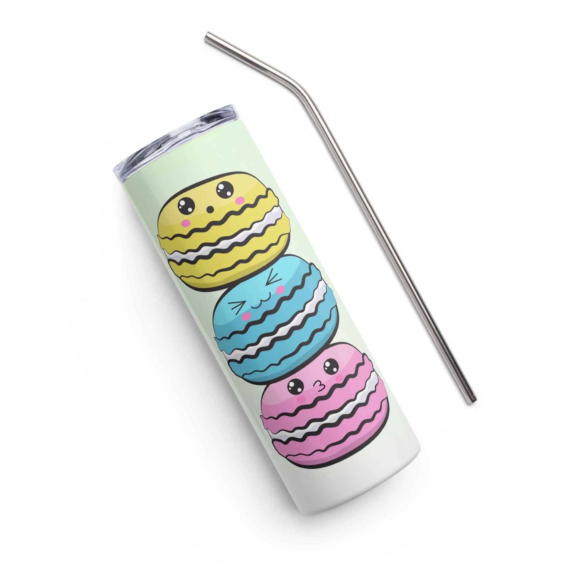 Sweet Stack Macaron Stainless Steel Tumbler