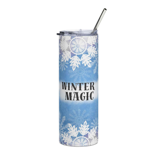 ❄️ Winter Magic – 20oz Stainless Steel Tumbler