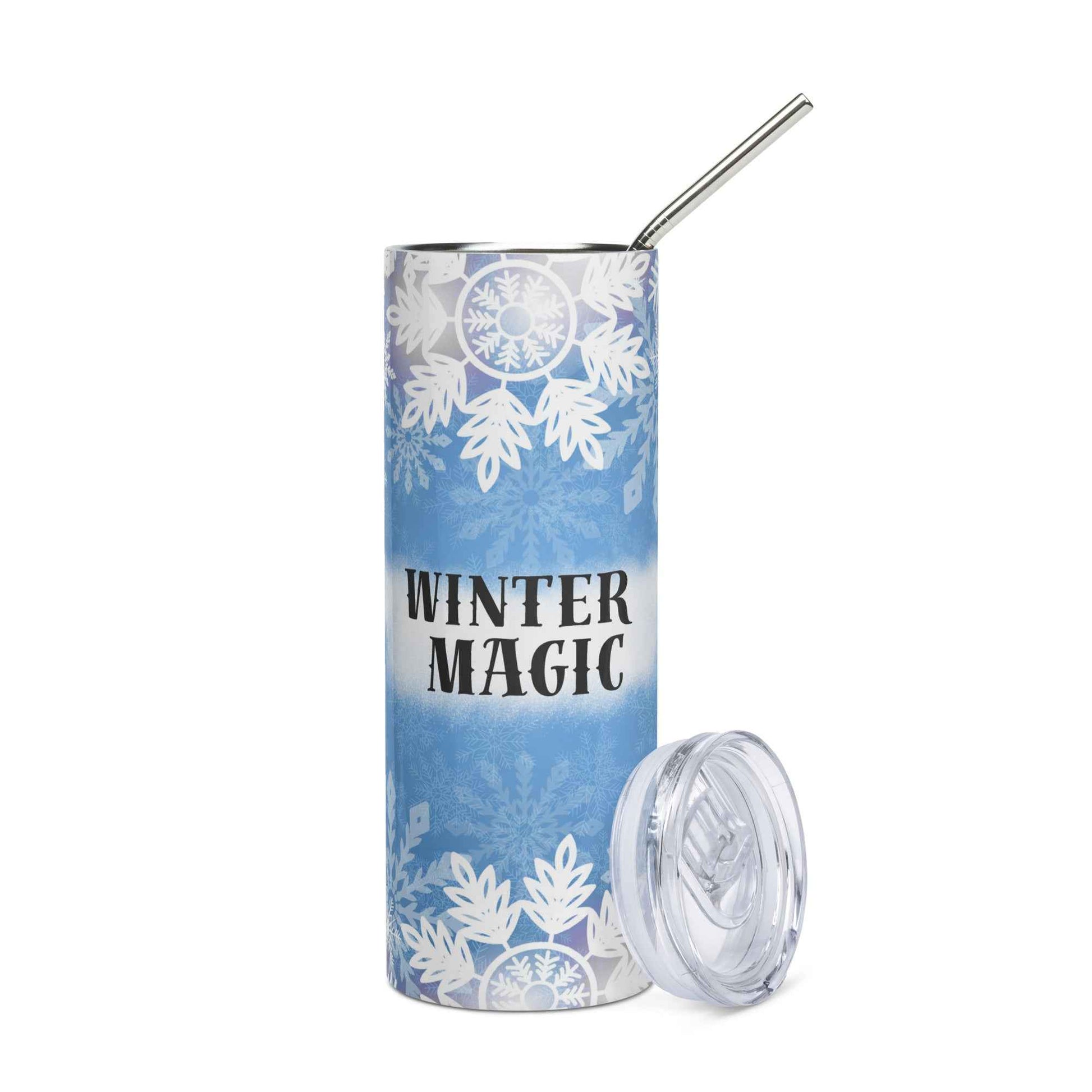 ❄️ Winter Magic – 20oz Stainless Steel Tumbler