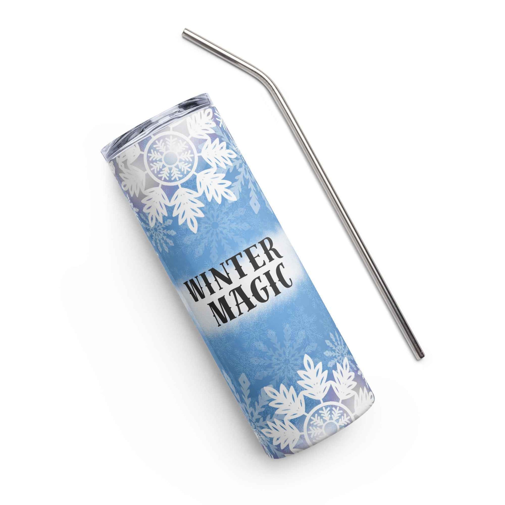 ❄️ Winter Magic – 20oz Stainless Steel Tumbler