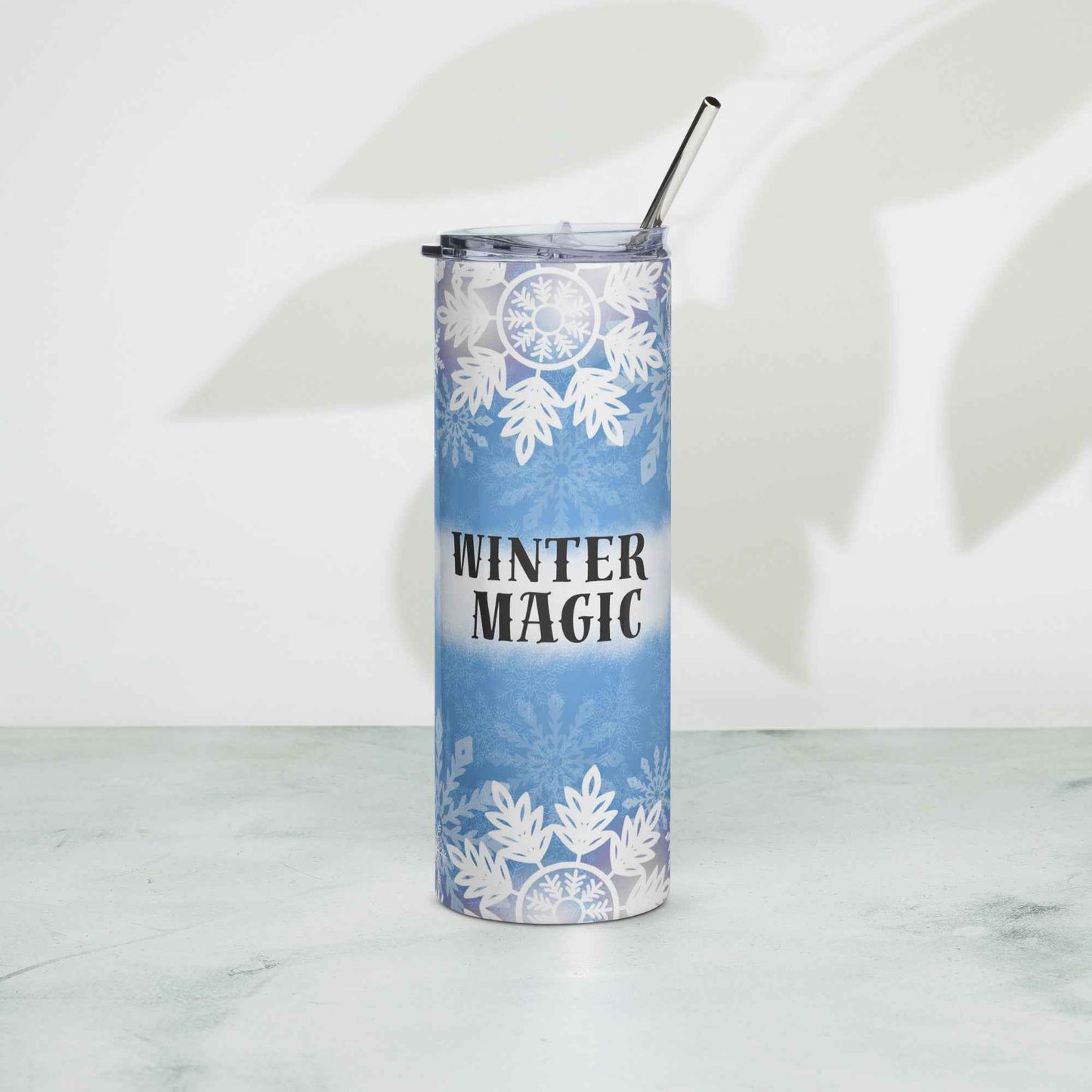 ❄️ Winter Magic – 20oz Stainless Steel Tumbler