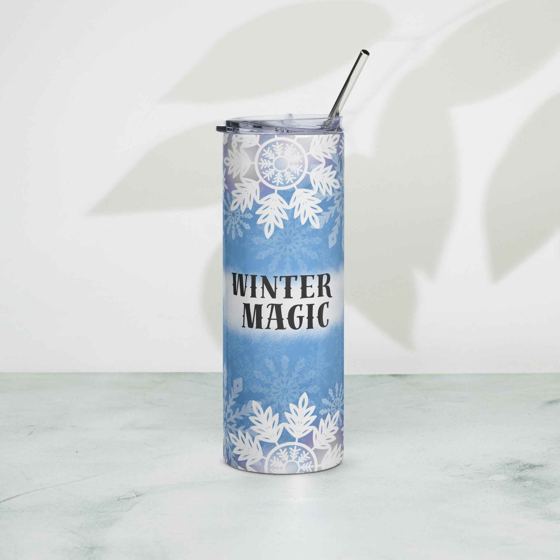 ❄️ Winter Magic – 20oz Stainless Steel Tumbler