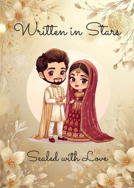 Wedding Congratulations Card | Written in the Stars Desi Wedding Card